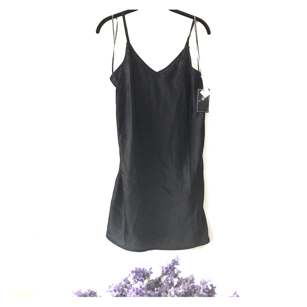 Volcom black mini dress